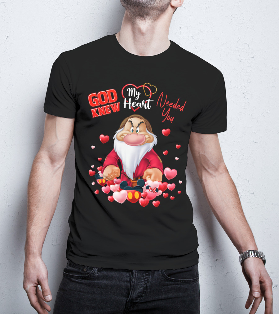 God Knew My Heart Needed You Grumpy Hearts Disney T-Shirt