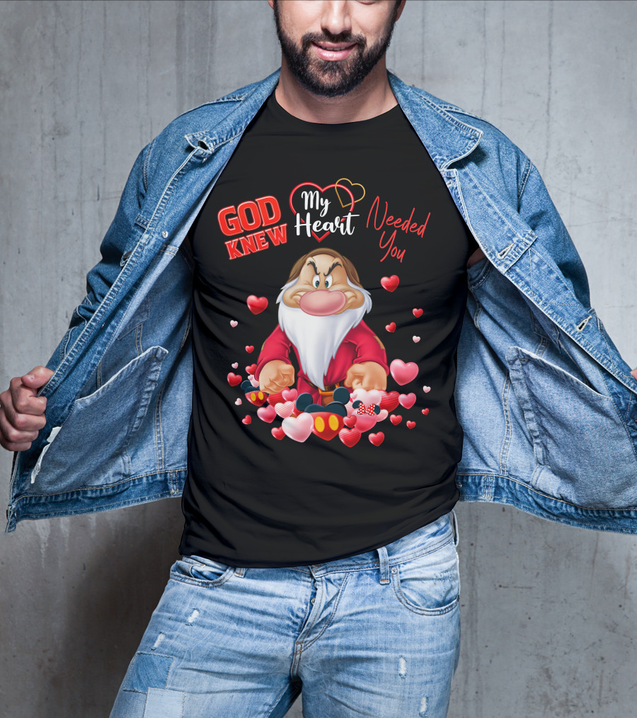 God Knew My Heart Needed You Grumpy Hearts Disney T-Shirt