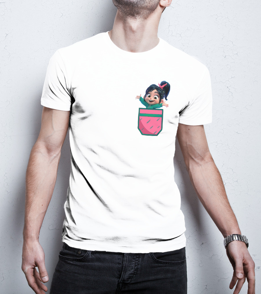 Vanellope Von Schweetz Pocket Character T-Shirt