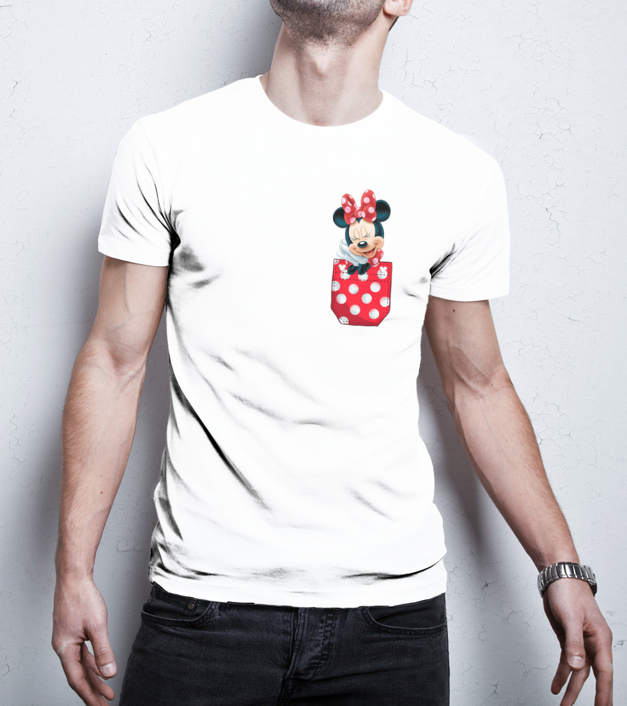 Minnie Mouse Polka Dot Pocket Fun T-Shirt