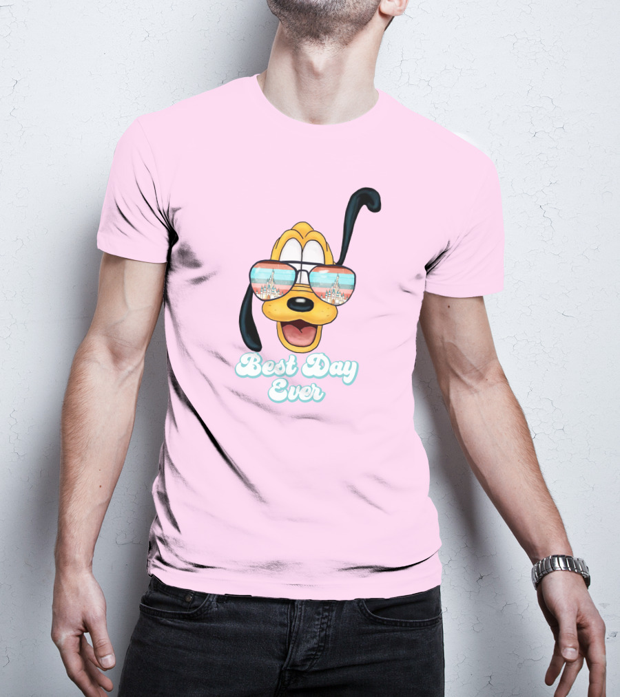 Pluto Sunglasses Best Day Ever T-Shirt