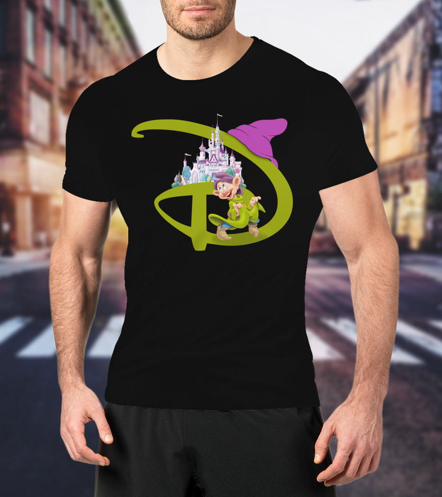 Dopey With Disneyland Castle Disney T-Shirt