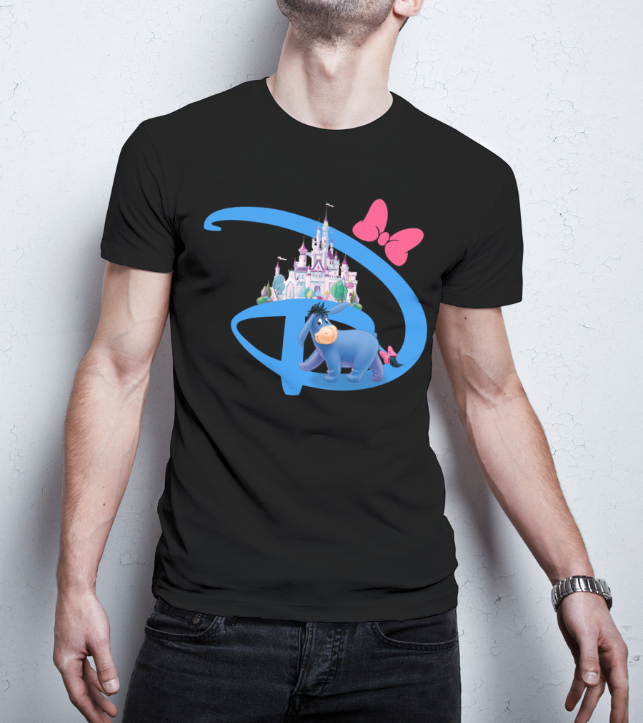 Eeyore Disney Castle Bow T-Shirt