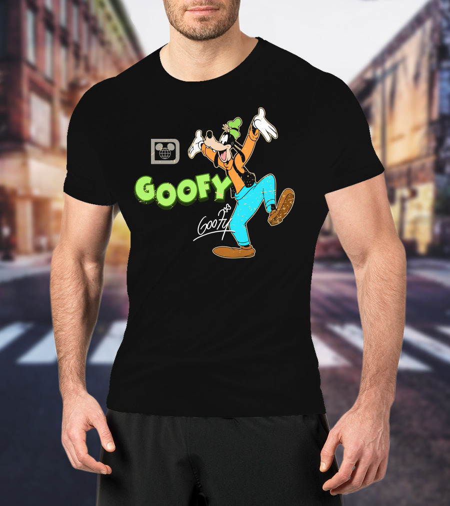 Goofy Disney Character Signature Pose T-Shirt
