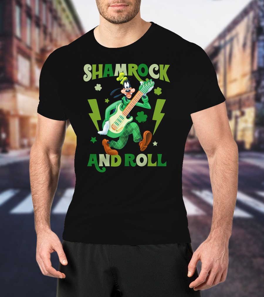 Shamrock And Roll Goofy T-Shirt