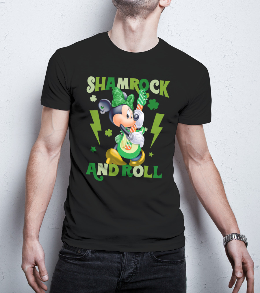 Minnie Shamrock And Roll T-Shirt