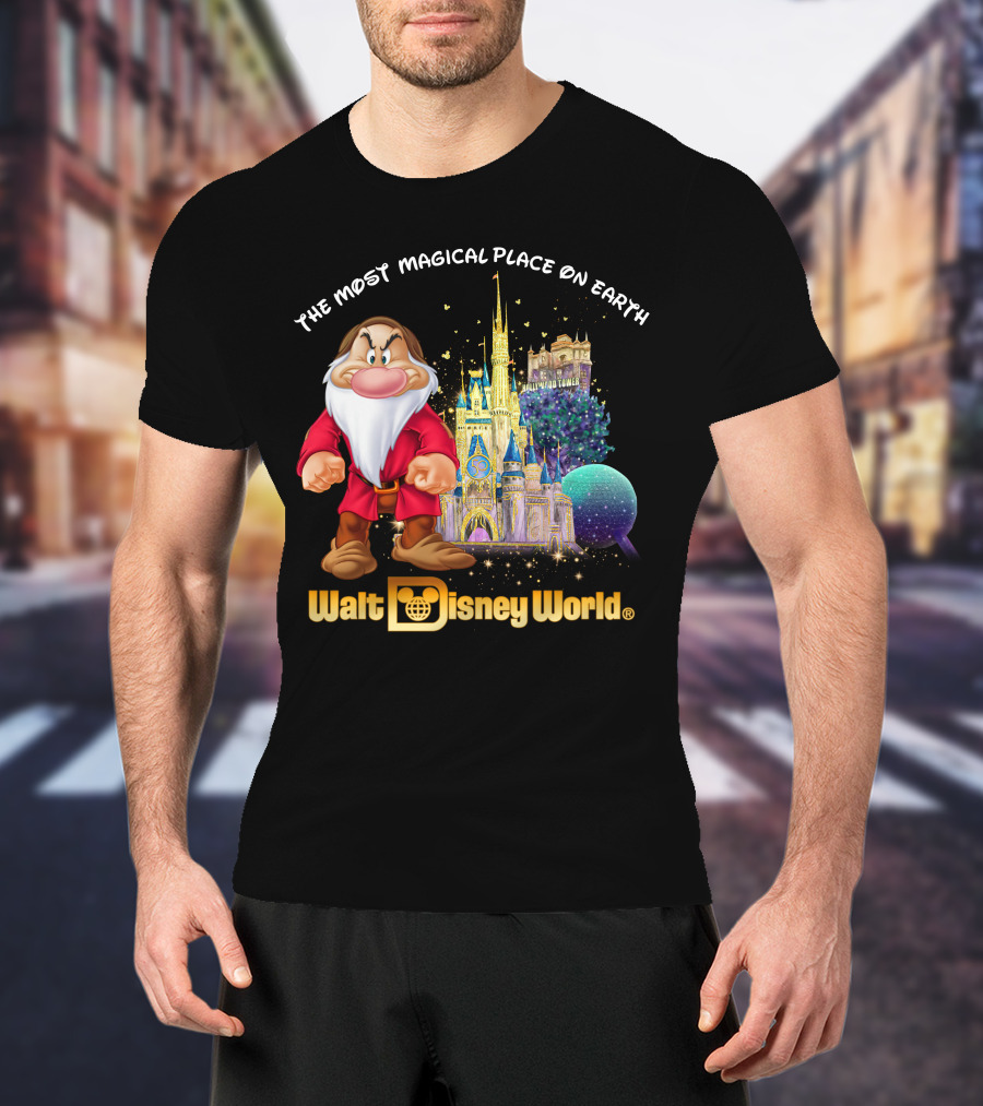 The Most Magical Place On Earth Grumpy Walt Disney World T-Shirt