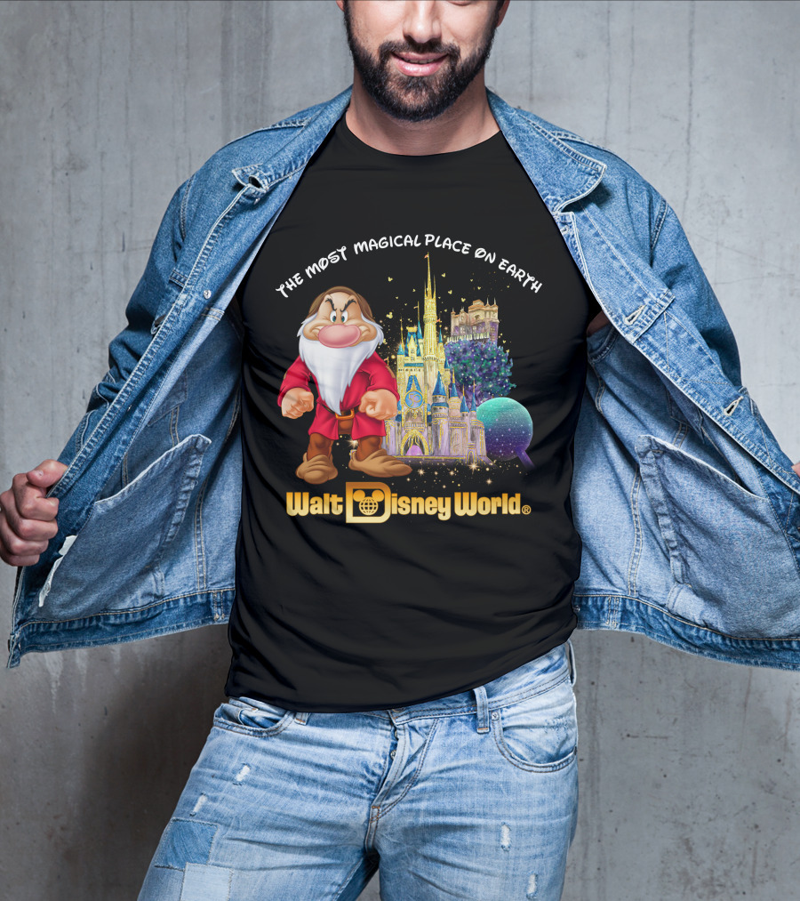The Most Magical Place On Earth Grumpy Walt Disney World T-Shirt