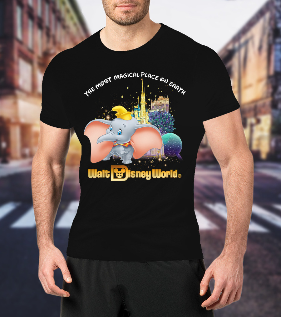 Walt Disney World Dumbo The Most Magical Place On Earth T-Shirt