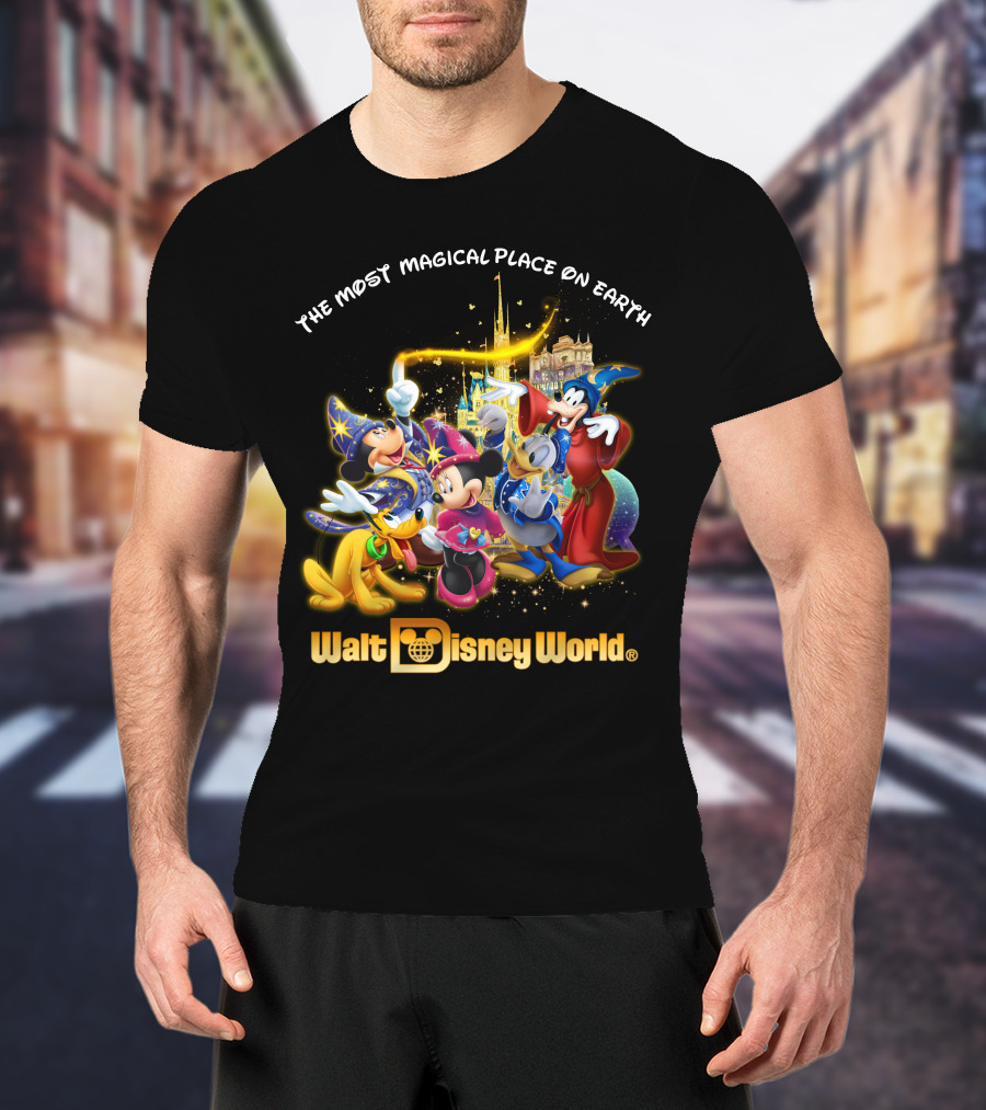 Walt Disney World The Most Magical Place On Earth Mickey & Friends T-Shirt