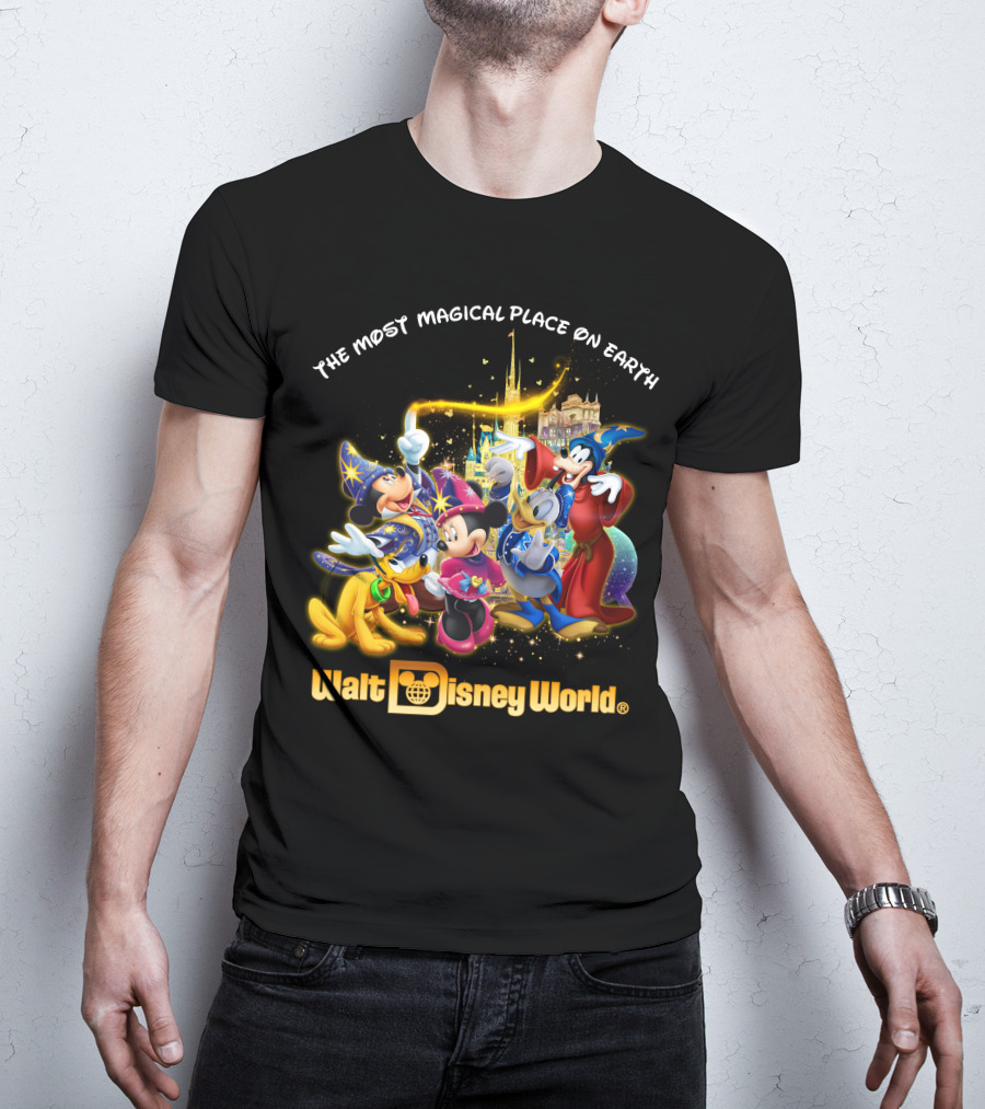 Walt Disney World The Most Magical Place On Earth Mickey & Friends T-Shirt