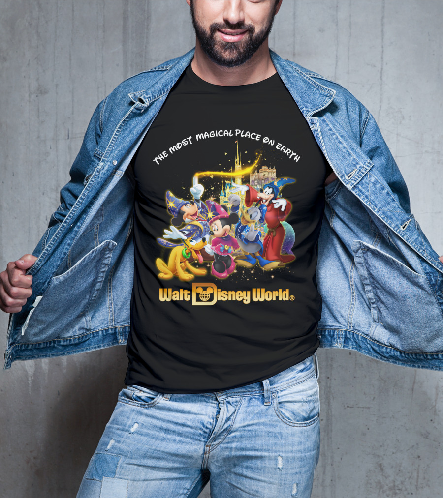 Walt Disney World The Most Magical Place On Earth Mickey & Friends T-Shirt