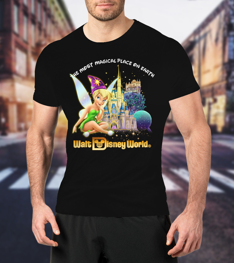Tinkerbell Walt Disney World The Most Magical Place On Earth T-Shirt
