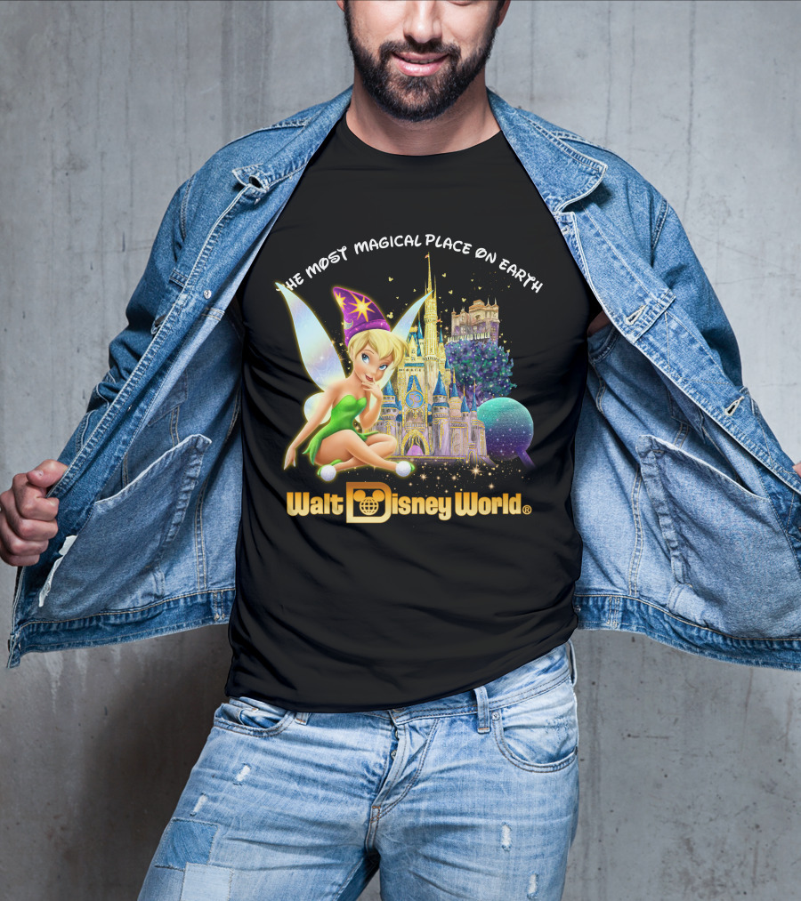 Tinkerbell Walt Disney World The Most Magical Place On Earth T-Shirt