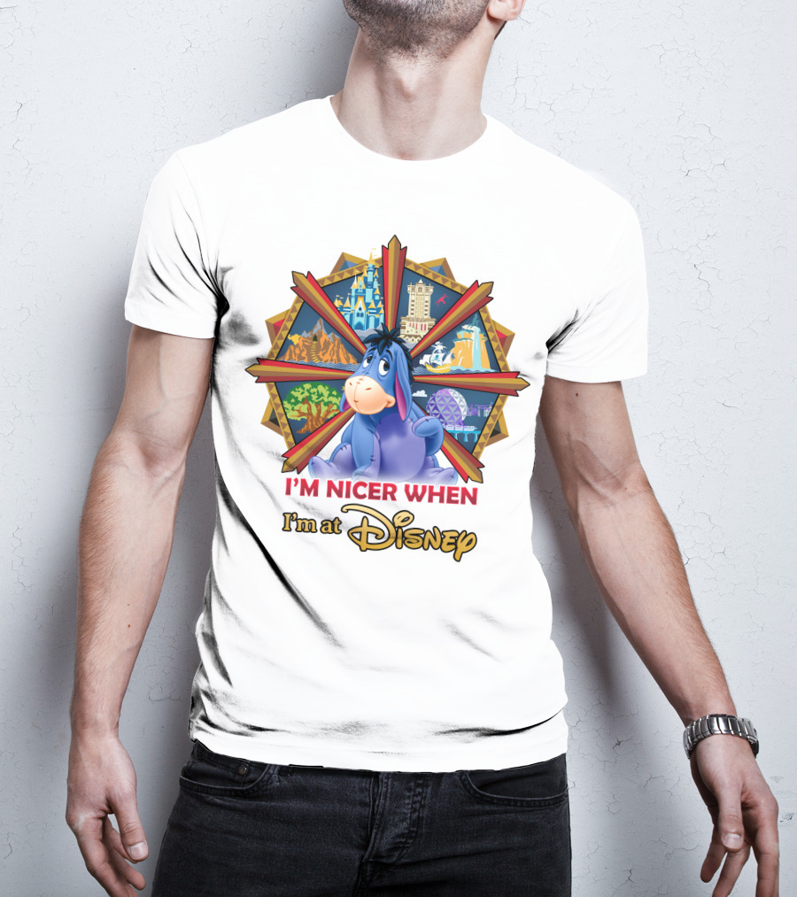 I'm Nicer When I'm At Disney Eeyore T-Shirt