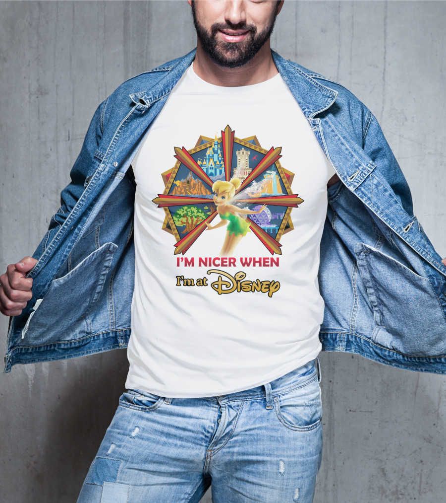 I'm Nicer When I'm At Disney Tinkerbell T-Shirt