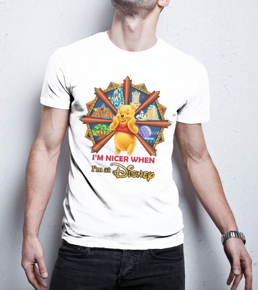 I'm Nicer When I'm At Disney Pooh T-Shirt