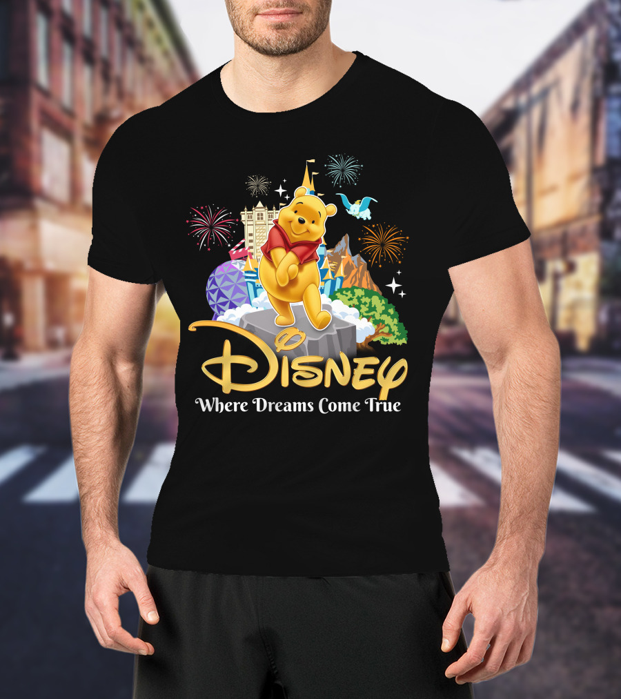Disney Winnie The Pooh Where Dreams Come True T-Shirt