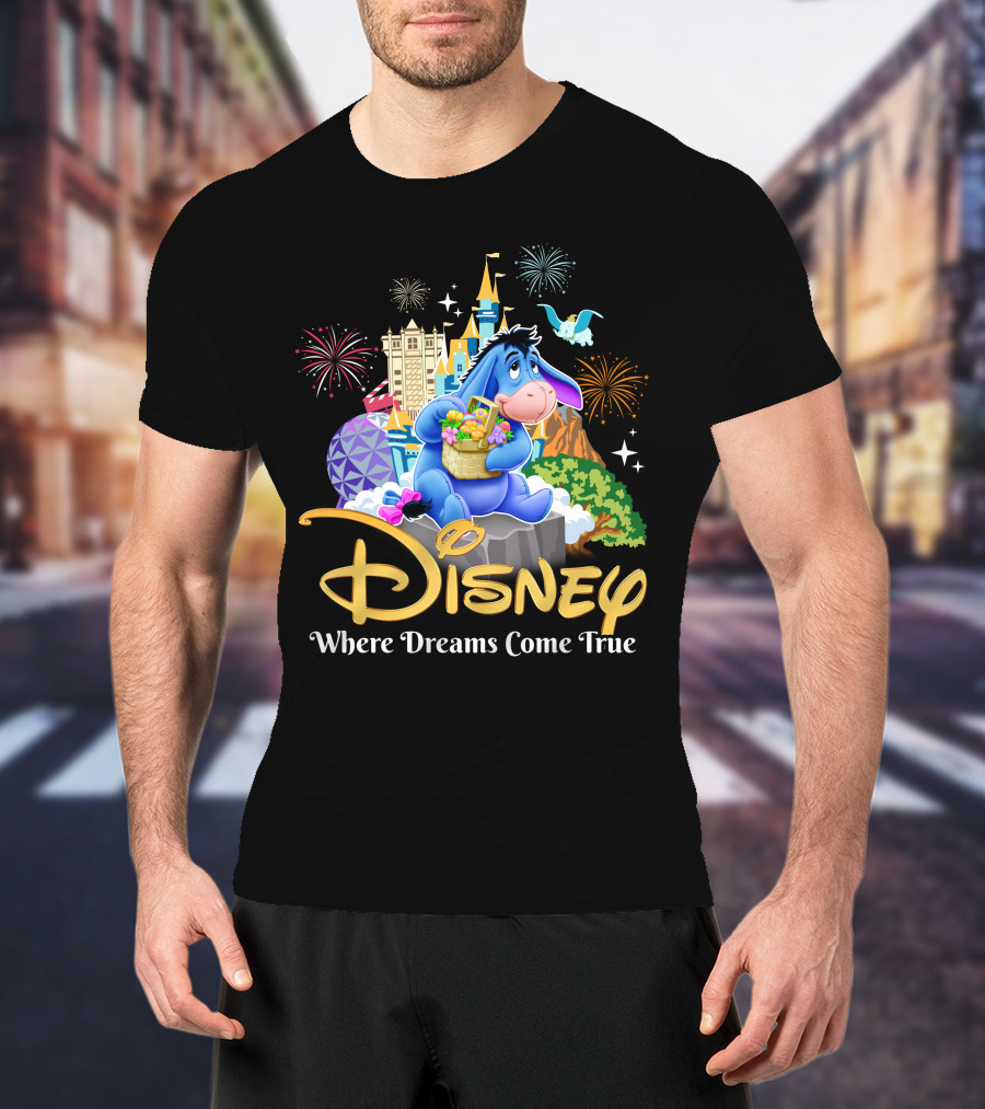 Disney Eeyore Where Dreams Come True Wonderland T-Shirt