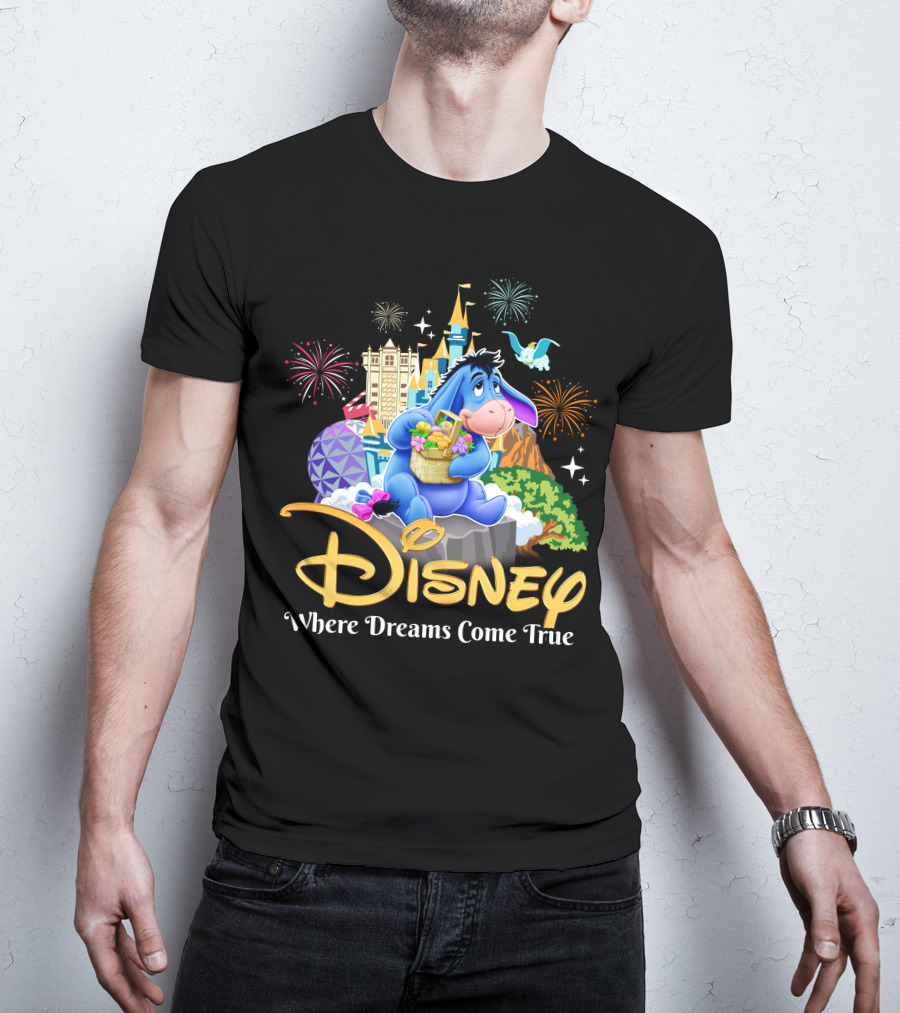 Disney Eeyore Where Dreams Come True Wonderland T-Shirt