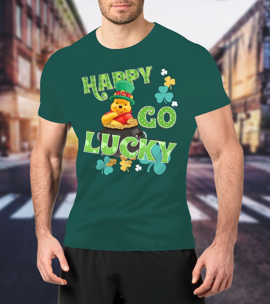 Happy Go Lucky Pooh T-Shirt
