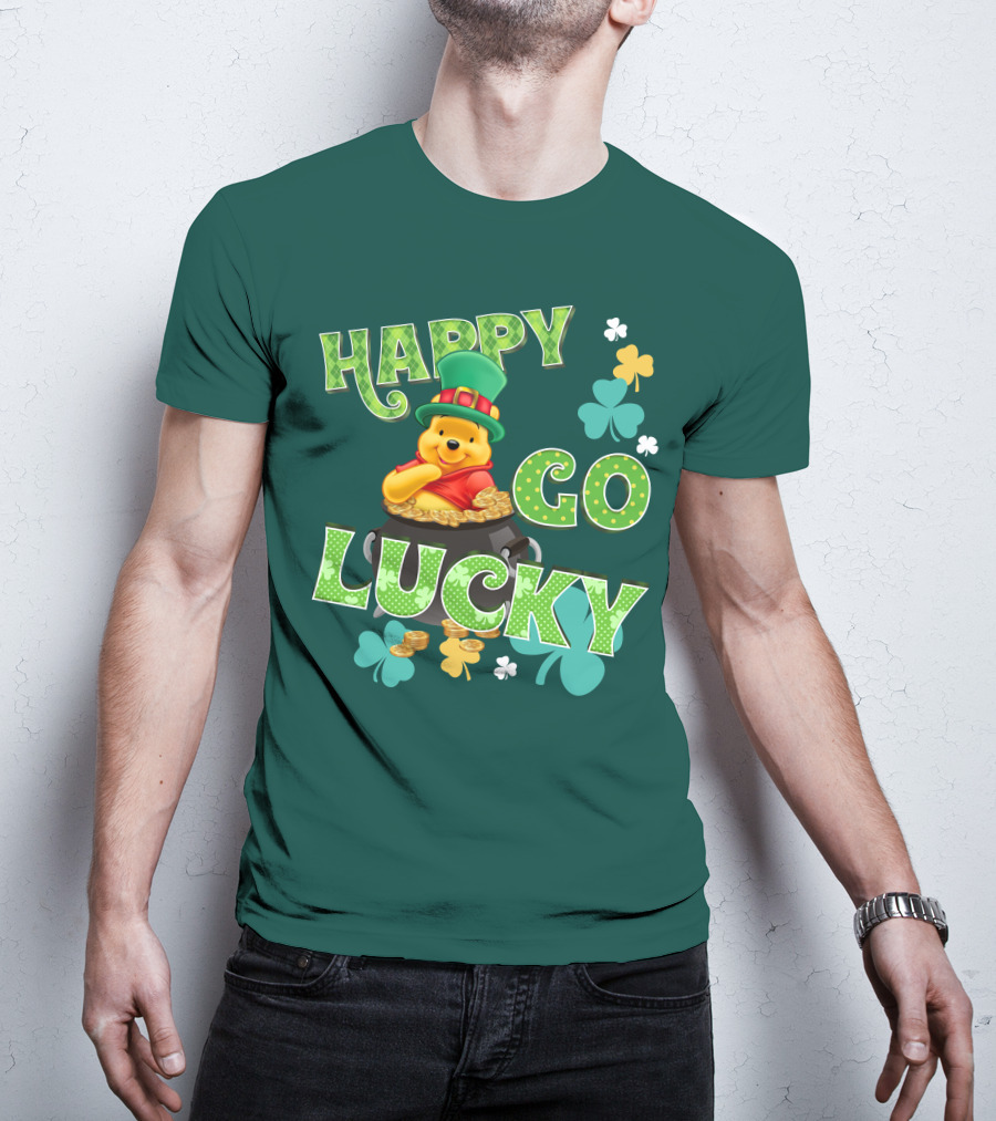 Happy Go Lucky Pooh T-Shirt