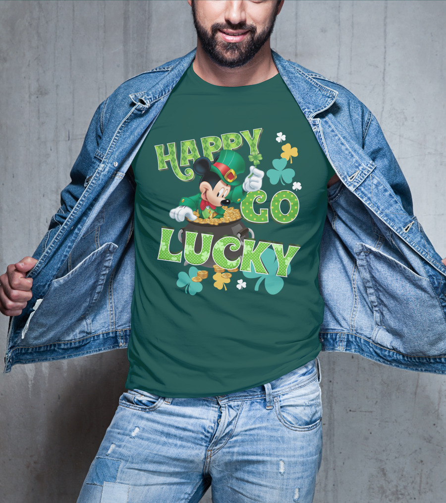 Happy Go Lucky Mickey T-Shirt