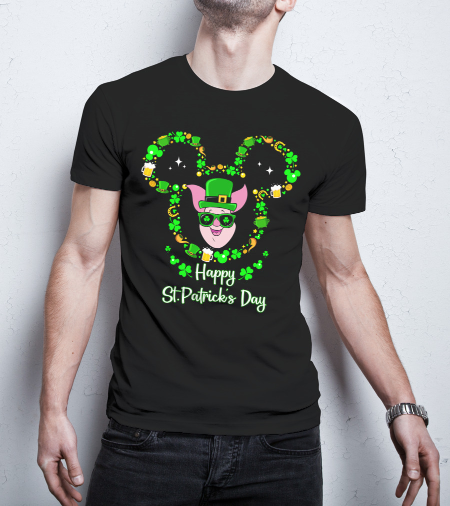 Piglet Happy St. Patrick's Day T-Shirt