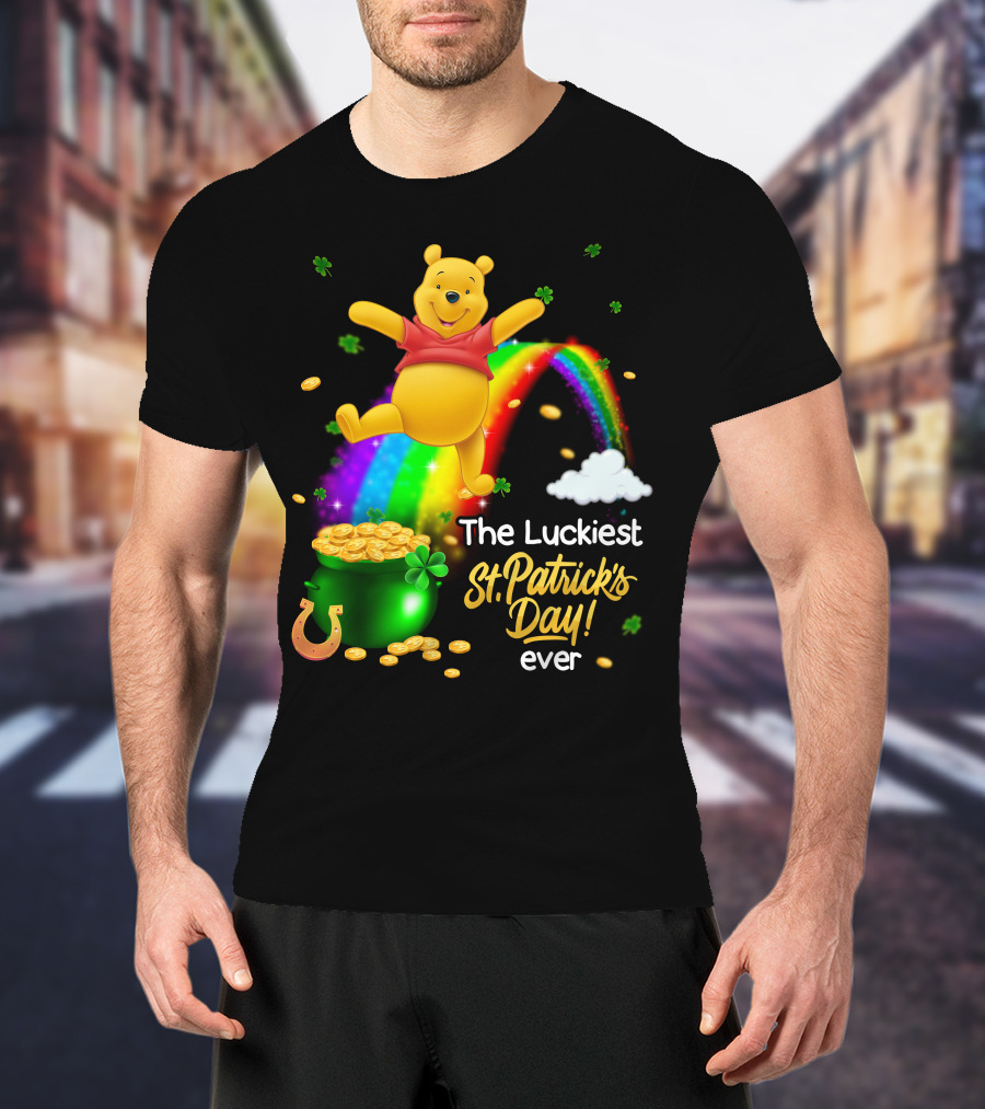 The Luckiest St. Patrick's Day Ever Pooh T-Shirt