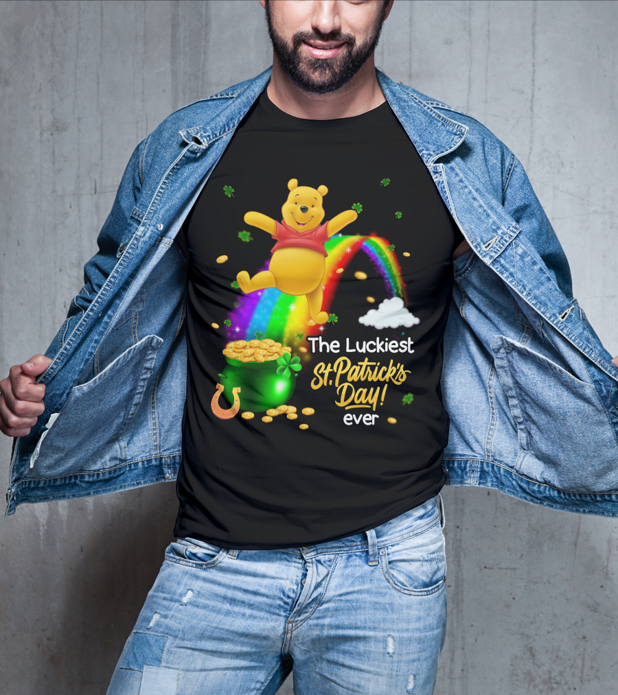 The Luckiest St. Patrick's Day Ever Pooh T-Shirt