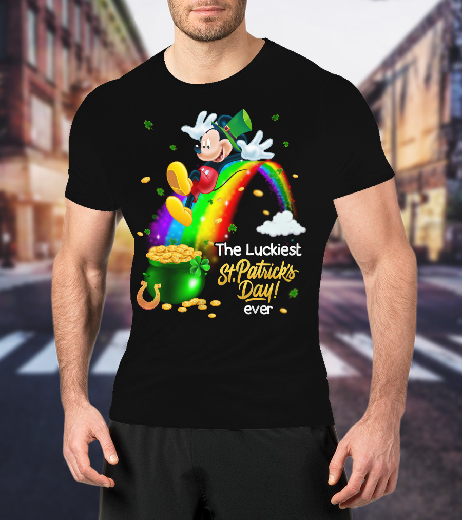 Mickey The Luckiest St. Patrick's Day Ever T-Shirt