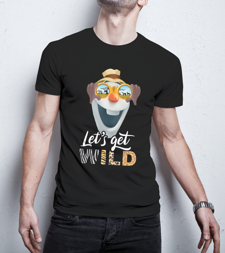 Olaf Let's Get Wild Safari Sunglasses Adventure T-Shirt