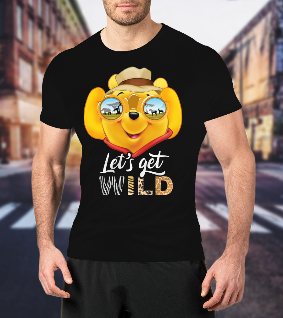 Let's Get Wild Pooh Safari Adventure T-Shirt