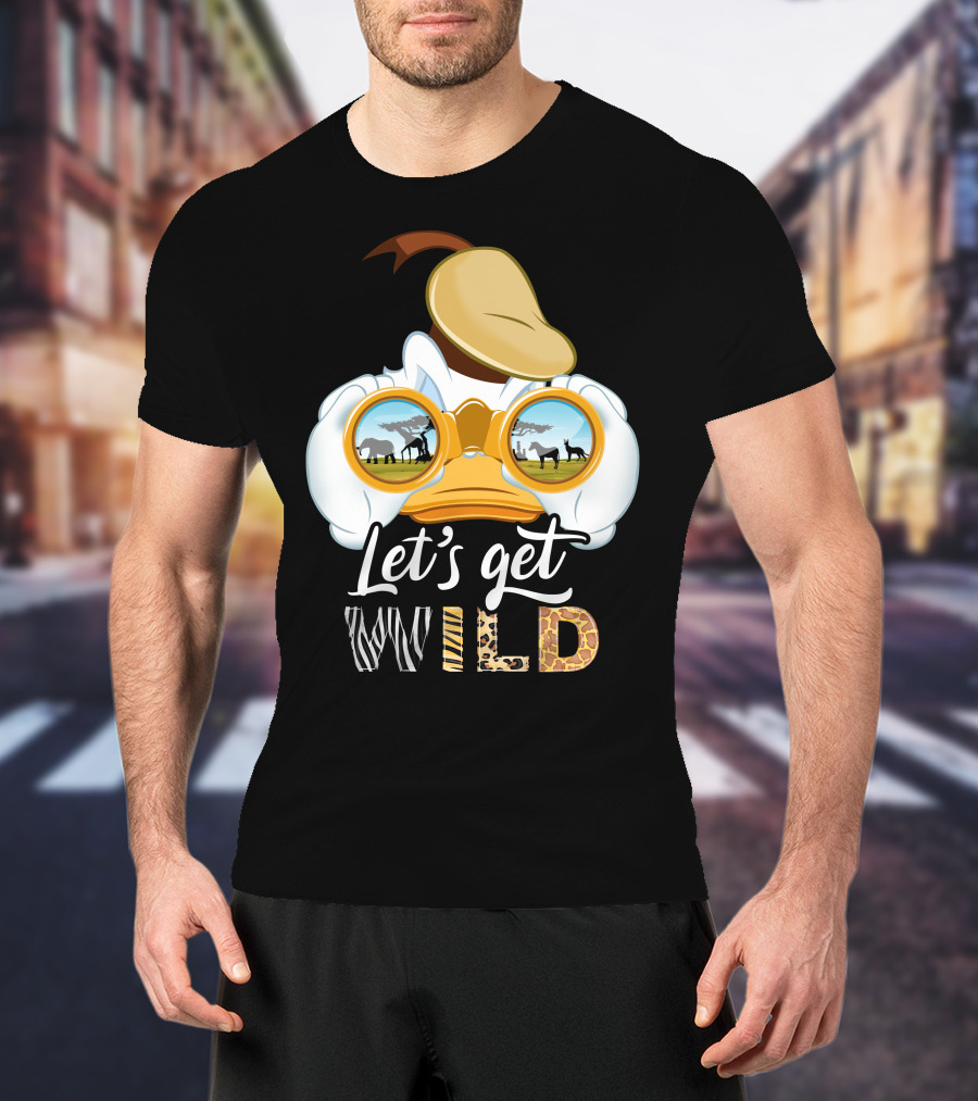 Let's Get Wild Donald Duck Safari Adventure T-Shirt