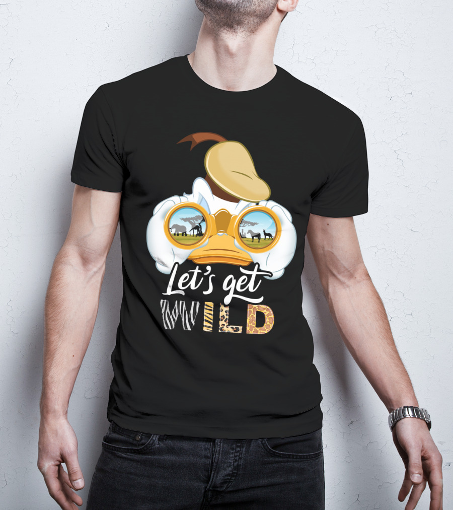 Let's Get Wild Donald Duck Safari Adventure T-Shirt