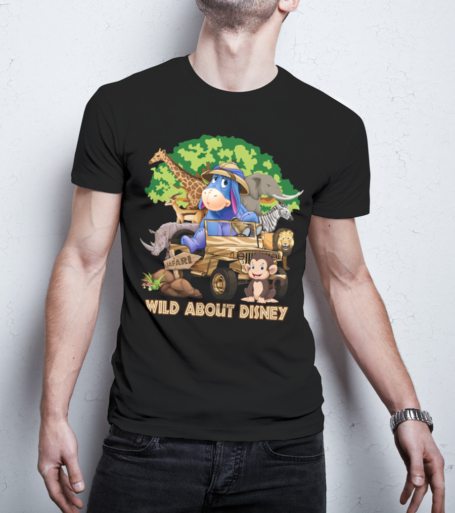 Wild About Disney Eeyore Safari Animal Adventure T-Shirt