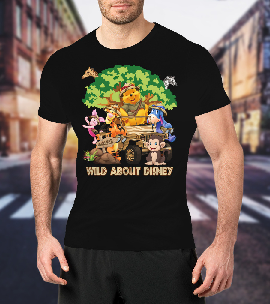 Winnie The Pooh Safari Adventure Wild About Disney T-Shirt