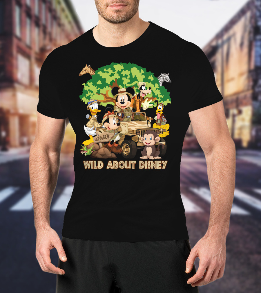 Wild About Disney Safari Mickey And Friends T-Shirt