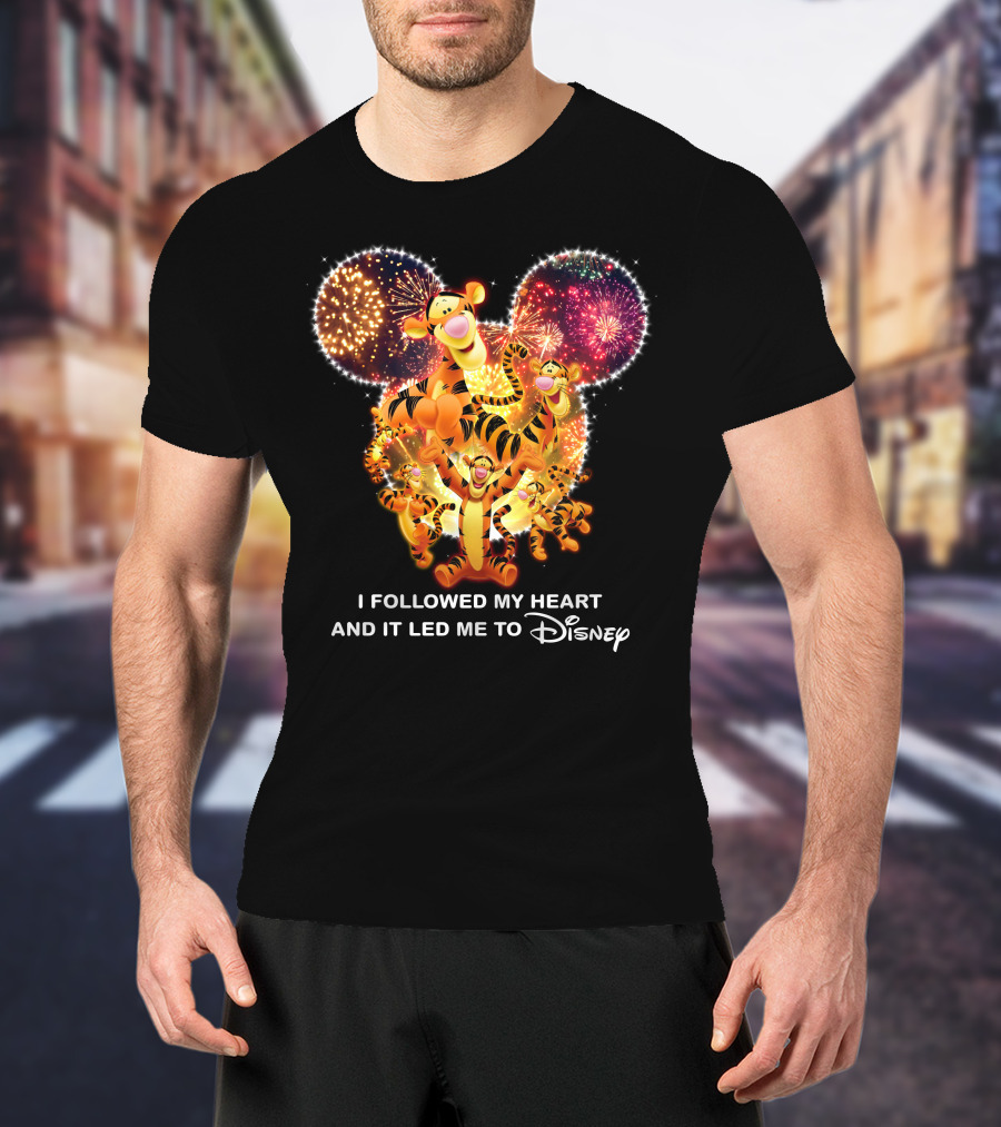 Tigger I Followed My Heart And It Led Me To Disney T-Shirt