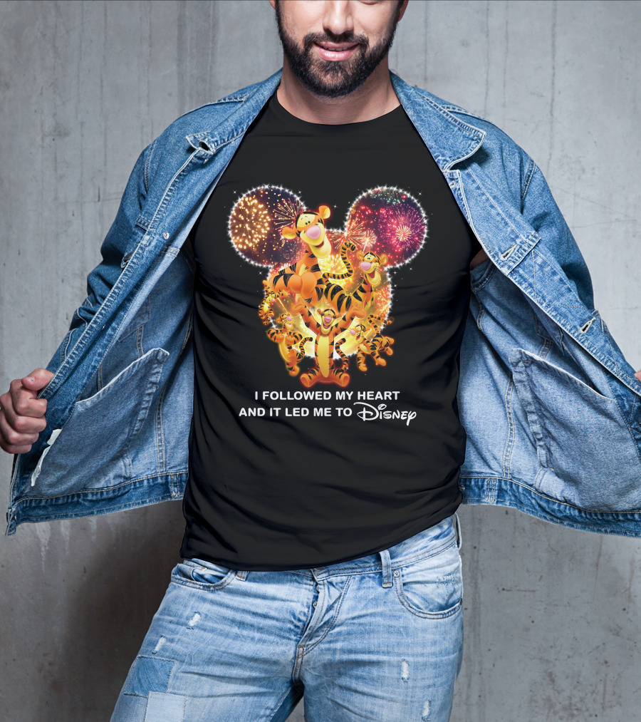 Tigger I Followed My Heart And It Led Me To Disney T-Shirt