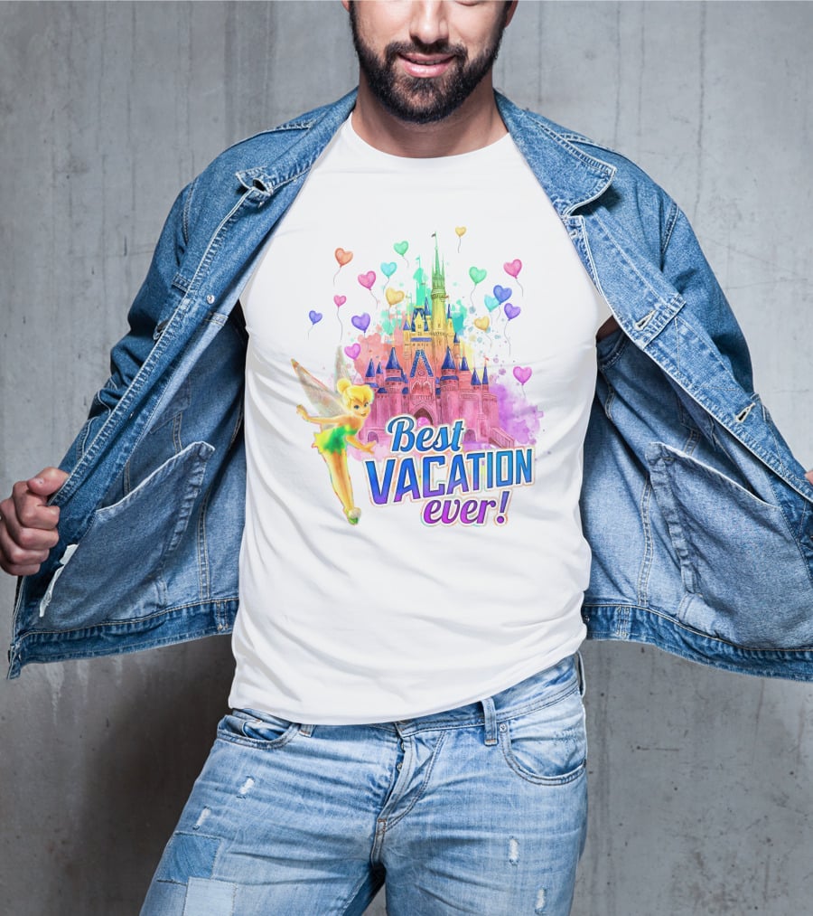 Tinkerbell Best Vacation Ever T-Shirt