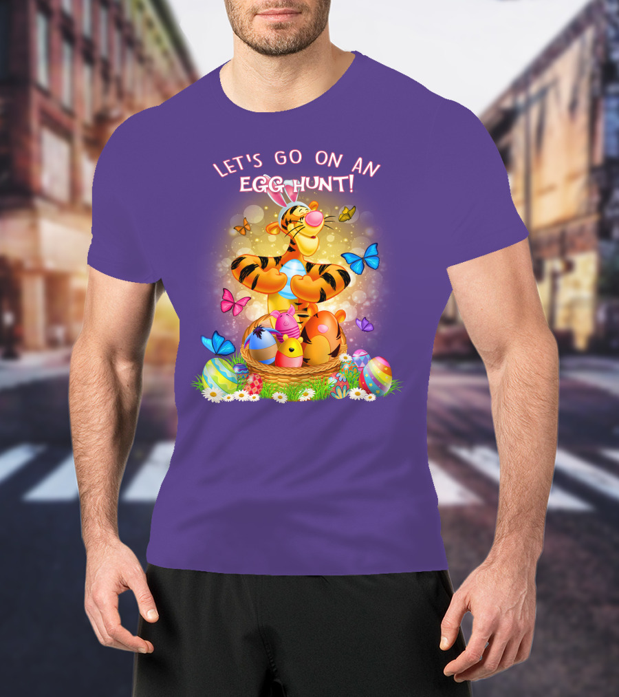 Let's Go On An Egg Hunt Tigger T-Shirt