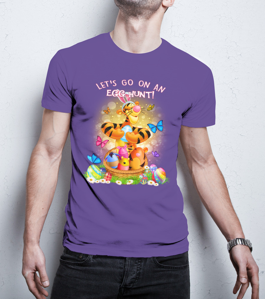 Let's Go On An Egg Hunt Tigger T-Shirt