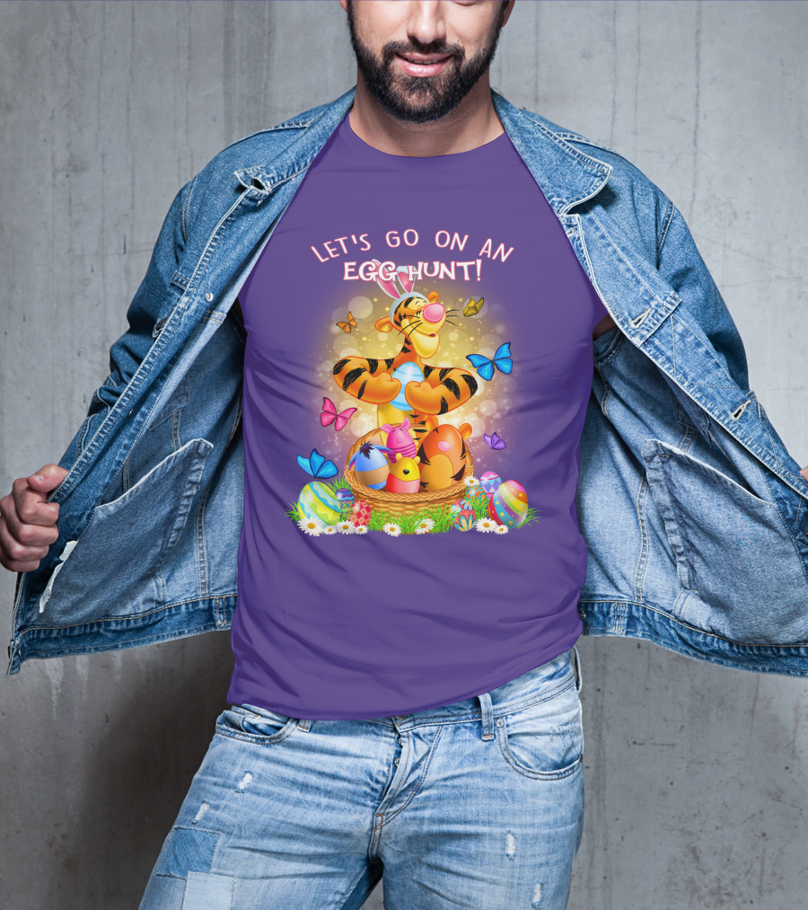 Let's Go On An Egg Hunt Tigger T-Shirt