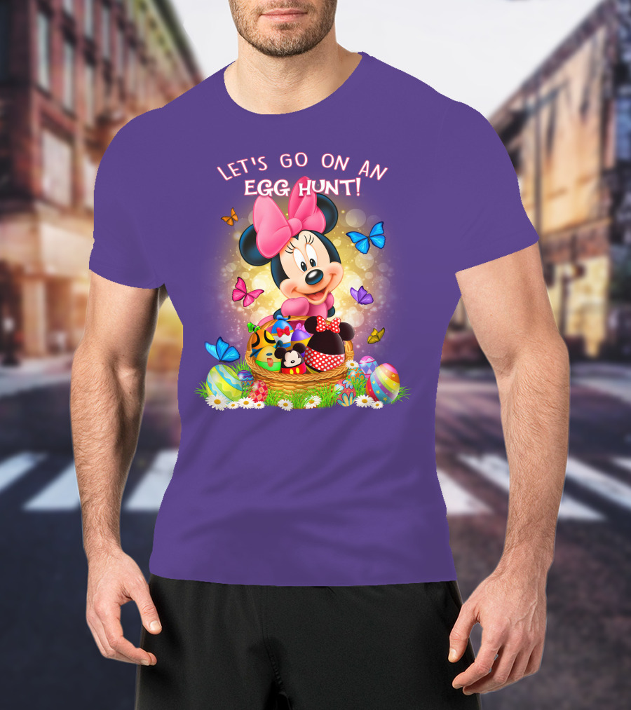 Let's Go On An Egg Hunt Minnie T-Shirt