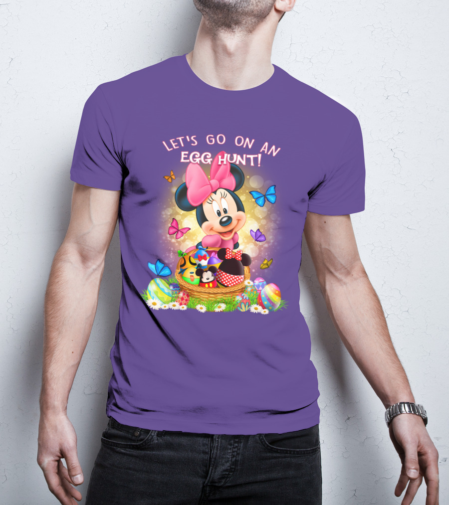 Let's Go On An Egg Hunt Minnie T-Shirt