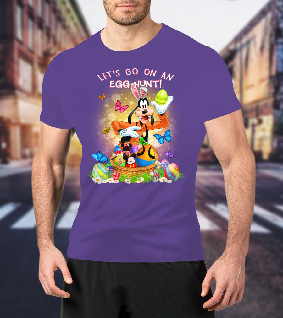Goofy Let's Go On An Egg Hunt! T-Shirt