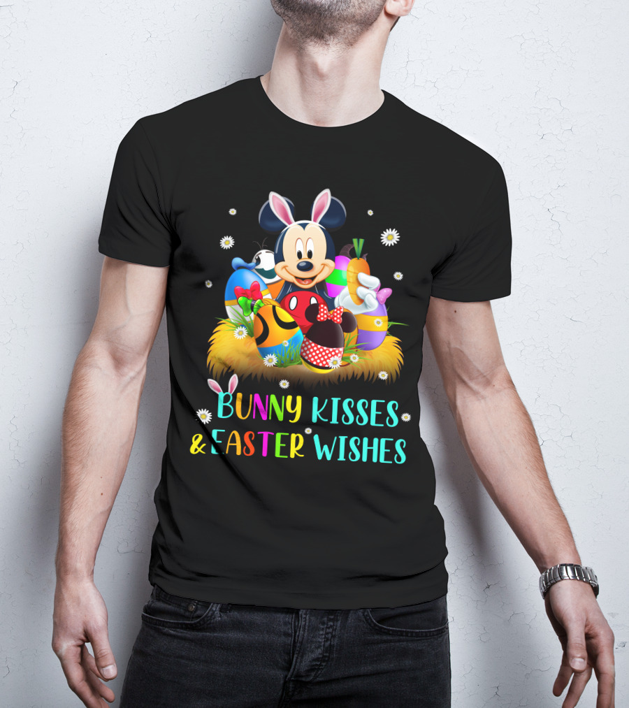 Mickey Bunny Kisses & Easter Wishes T-Shirt