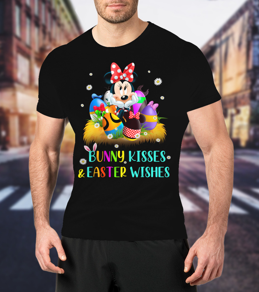 Minnie Bunny Kisses & Easter Wishes T-Shirt