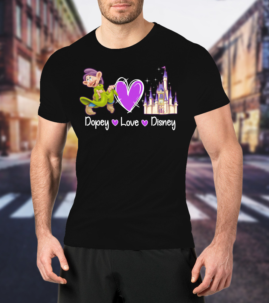 Dopey Love Disney Castle Magic T-Shirt